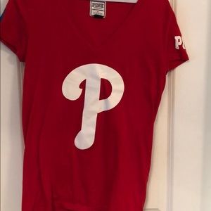 Pink brand Phillies t shirt